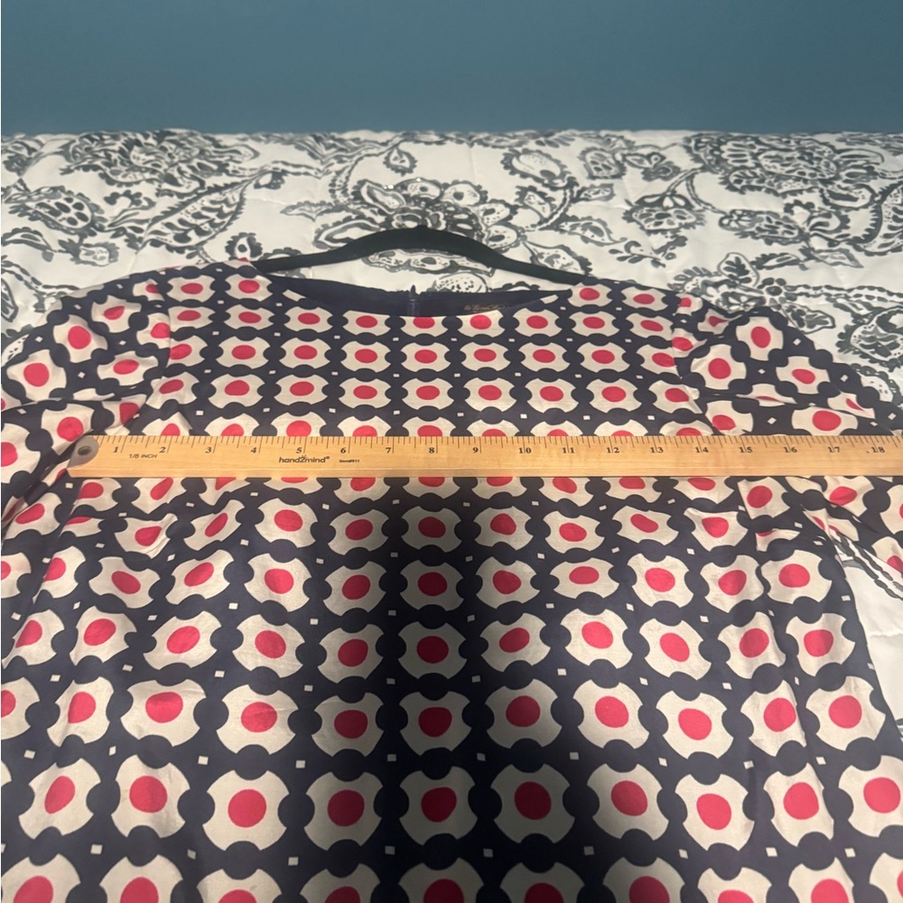 Brooks Brothers Dress Geometric Print Shift Size 6 - Picture 5 of 9